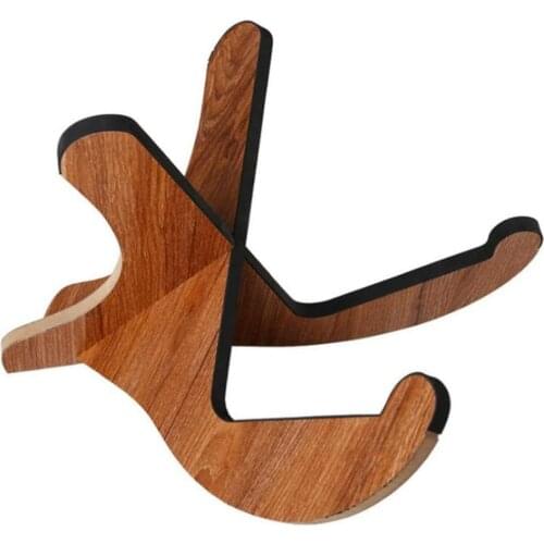 Guitar Stand Portable Wooden Foldable Holder Stand Vertical Ukulele Display Stand Rack Musical Strings Instrument Part Small