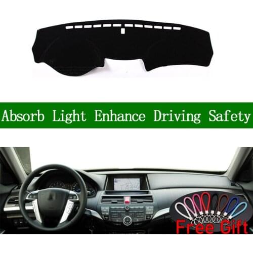 For Honda crosstour 2011 2012 2013 Dashboard Cover Sun Shade Non-slip Dash Mat Pad Carpet Car Stickers Interior Accessories