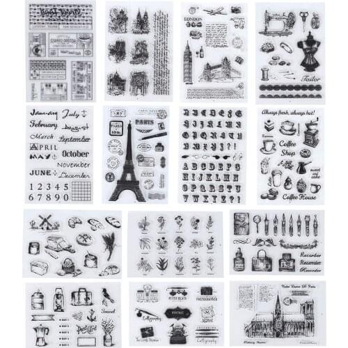 Transparent Clear Stamps For DIY Scrapbooking Card Making Kids Christmas