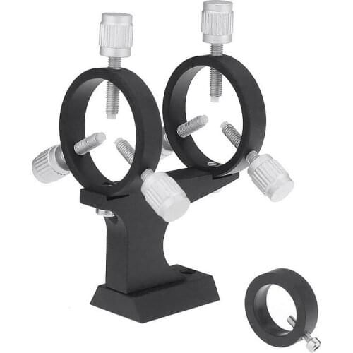 SHGO HOT-Deluxe Star Search Pen Bracket Adjustable Finder Scope Adapter Full Metal 6-Point Screw Mount For Astronomical Telescop