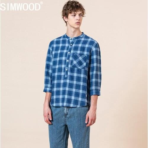 Мужские льняные рубашки Simwood China At AliExpress