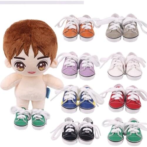 Doll Shoes Cute And Beautiful Doll Canvas Shoes 8 Styles With Different Colors For14 Inch Doll Baby