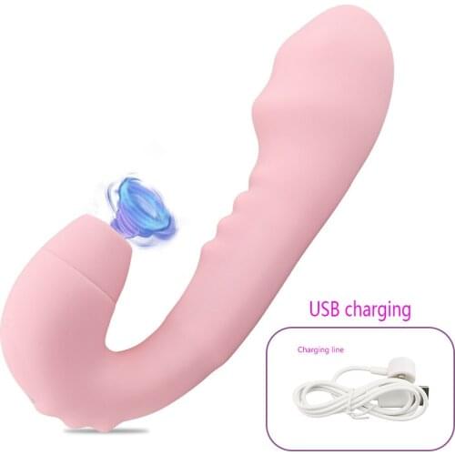 Clitoral Sucking Vibrator G Spot Clit Dildo Sex Toys for Women Suction Rechargeable Clitoral Nipple Stimulator Vibrator ST678
