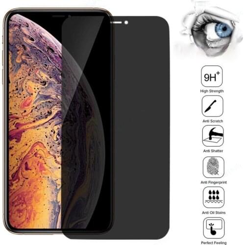 Privacy Tempered Glass Screen Protector For iPhone 12 Pro MAX MINI X S XR XS MAX Anti-spy Glass For IPhone 11 PRO 6 S 7 8 Plus