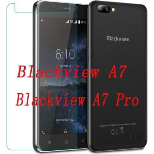 2PCS NEW Screen Protector phone For Blackview A7 / A7 Pro Tempered Glass SmartPhone Film Protective Screen Cover
