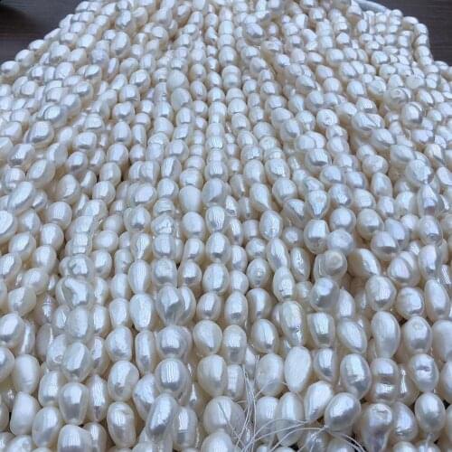 Pearl beads,11-12 mm 100% nature freshwater loose pearl with baroque shape-high luster