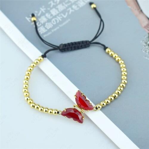 2021 New AAA Cubic Zircon Bracelet Crystal Butterfly Bangle Charm Beaded Womens Jewelry Gift