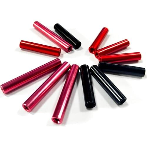 10pcs 50PCS M3 Round Aluminum Column Rods Standoff Colourful Spacer Stud Fastener for RC Multirotor