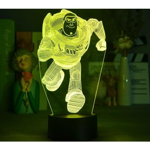 3D Night Light Plug In LED Table Lamp Story Mania Cute Nightlight Color Changing Atmosphere Decor Kids Friends Gift APP Control