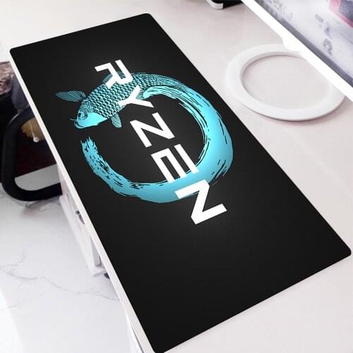 Large Mousepad Gamer RYZEN Logo Mats Rubber Mause Pad Gamer Desk Keyboards Pc Accessories Gaming For Office Table Pads Csgo Rug