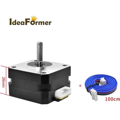 3D Printer Parts Hybrid 2 Phases 1.8 degree CNC Reprap Nema 42 Stepper Motor 220mN.m(31oz.in) 26mm Heigh J-head Extruder