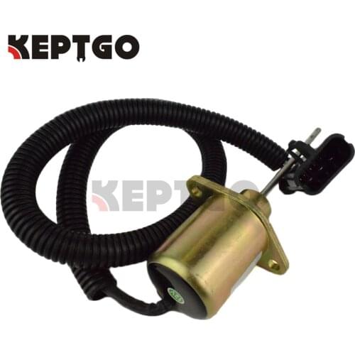 SA-5019, SA-5157, SA-4668-S, 1503ES-12A5SUC9SCC28 Fuel Shutoff Solenoid 12 Volt For Kubota 05 06 Series