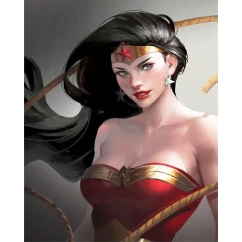 Gatyztory Beauty Frame DIY Painting By Numbers Handpainted Oil Painting Canvas Colouring Wall Decor 60x75cm