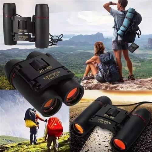 30X60 HD Pocket Mini Binoculars Powerful Zoom Night VisionTelescope Long Range For Hunting Camping Equipment Spyglass Child