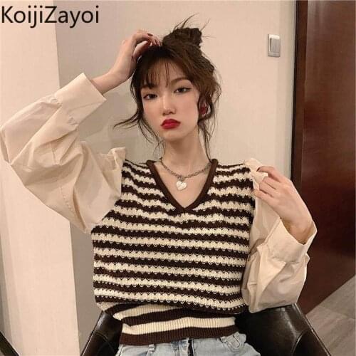 Блузки в полоску KOIJIZAYOI China At AliExpress