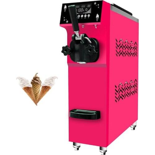 Commercial Ice Cream Machine Stainless Steel Soft Ice Cream Machine Silent Design Ice Cream Makers 900W