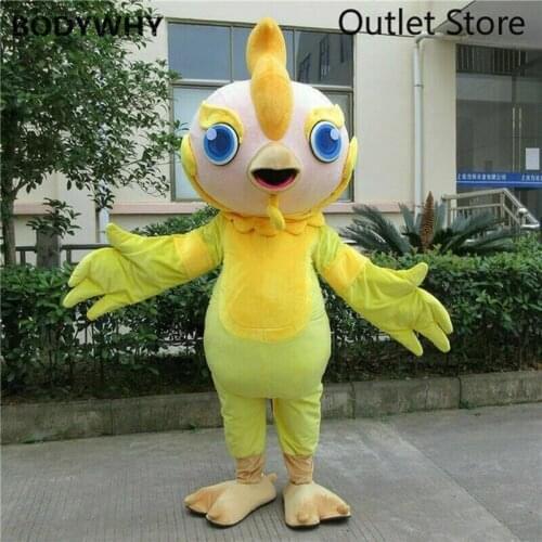 Bird Mascot Costume Cute Cartoon Cosplay Fancy Dress Chicken Outfit Party Outfit Game Fursuit Carnival Halloween Xmas Ad Clothes