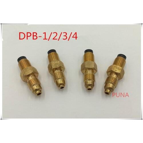 Brass resistance oil flow metering unit/oil distributor/separator valve/divider DPB for centralized lubrication system/CNC