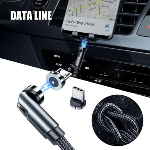 Magnetic Charging Cable Line Strong Sturdy 540° Rotation Magnetic USB Cable For Cell Phone GDeals