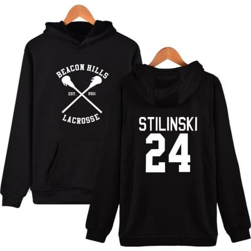 Teen Wolf Stilinski 24 hoodies sweatshirts men and women moletom streetwear sweatshirt hoodie plus size Jacket coat men clothes