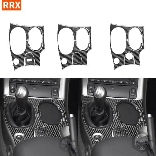 For Chevrolet Corvette C6 2005-2007 Carbon Fiber Stickers Gear Box Frame Shift Button Panel Trims Interior Car Accessories