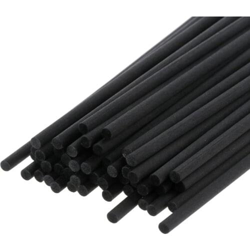 50Pcs 20cmx4mm Fiber Sticks Diffuser Aromatherapy Volatile Rod for Home Fragrance Diffuser Home Decoration