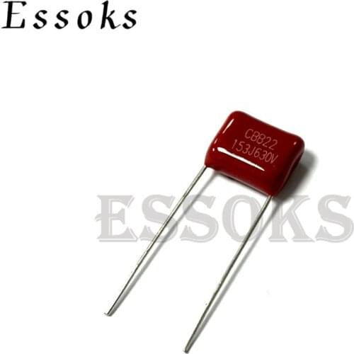 10PCS 630V153J 0.015UF Pitch 10mm 15NF 630V 153 153J CBB Polypropylene film capacitor