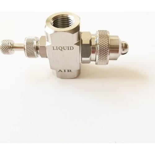 SiphonMicron droplets fog spray fan air water atomizing nozzle,1/4"Air Water Atomizing Atomizer Nozzle,nebulizer nozzle