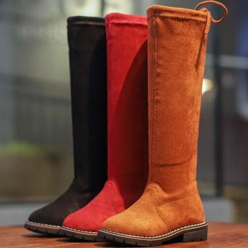 Winter Big Children Plus Velvet Warm Over Knee Long Snow Boots Snowboots For Girls Kids Boots New 2021 5 7 8 9 10 12 Years Old
