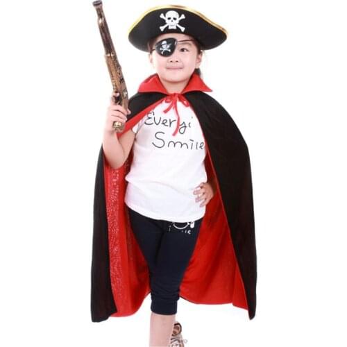 Tri Corner Pirate Hat - Three Cornered Buccaneer Costume Accessory Hat