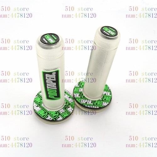Green color Universal Motorcycle Handle Grips 22mm motobike Handle Bar 7/8" Rubber Moto GP handlebar Grip Fit For suzuki honda