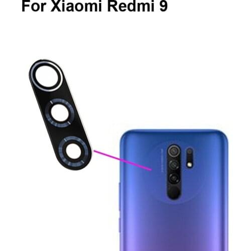 High quality For Xiaomi Redmi 9 Back Rear Camera Glass Lens test good For Xiao mi Redmi 9 Replacement Redmi9