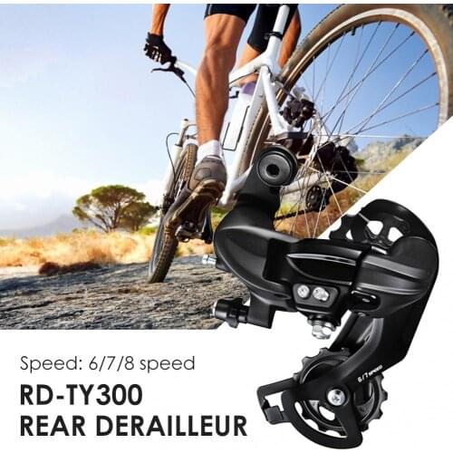 Aluminum Alloy RD-TY300 6/7/8 Speed Direct Mount Rear Mech Derailleur Bike Accessories High Speed Teeth Adjustment