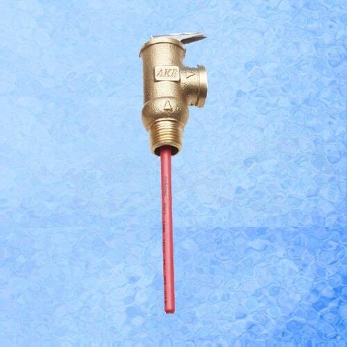 101.5PSI 0.7Mpa BSP G1/2" Temperature and Pressure Safety Valve TP Valve for Solar Water Heaters System 99 centigrade