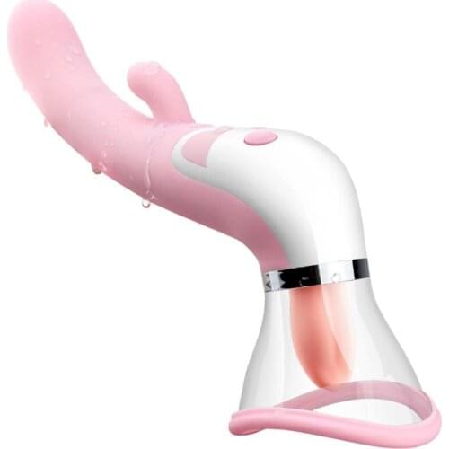 12 Frequency Sucking Vibrator Licking Massager Rechargeable Stimulator Adult Sex Toy