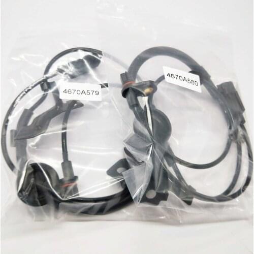 New Brand 2pcs Rear Right Left ABS Wheel Speed Sensors Fits for Mitsubishi Lancer Outlander 4670A579 4670A580