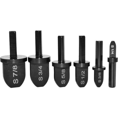 6pcs Air Conditioner Copper Pipe Swaging Tool Round Handle Tube Expander Install Maintain Repair Maintenance Tool