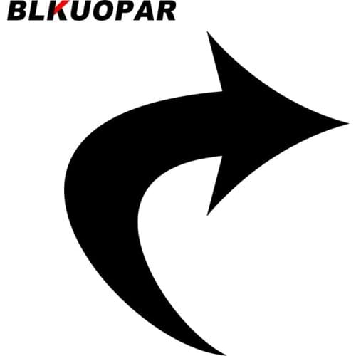 BLKUOPAR for Next Show Turn Feature Car Stickers Cartoon Simple Decals Laptop Windshield Refrigerator Decor Car Goods DIY