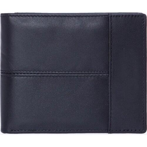 Brand Luxury New Arrival Purse For Men Vintage Genuine Leather Short Wallet Casual Zipper Coin Pocket Bags Leather Wallet