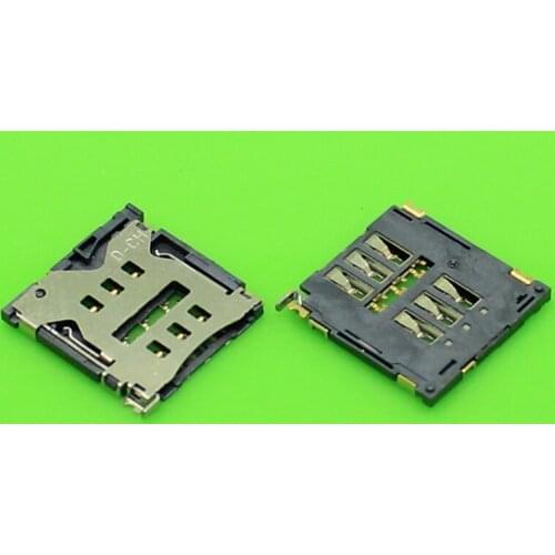 ChengHaoRan 1 Piece Replacement for iphone4 for iphone5 and for iphone6 sim card socket holder slot connector.KA-177