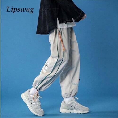 2021 New Fashion Joggers Men Sweatpants Baggy Pants Spring Harajuku Trousers Male Summer Casual Spliced Track Pants Streetwear
