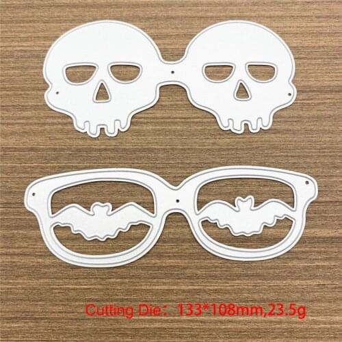 Halloween Dies 2pcs Mask Metal Cutting Dies Scrapbooking Carbon Steel Craft Die Cut for DIY Photo Album Decorative 2020