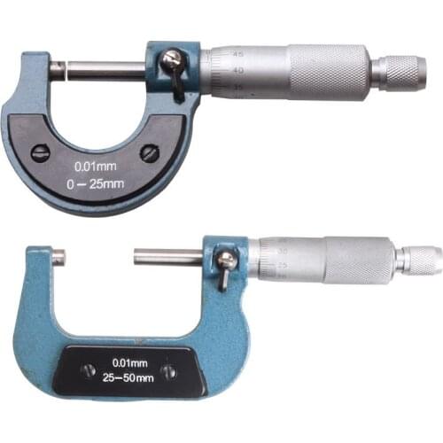 Gauging Tools 0-25mm outside micrometer Metric Gauge Vernier Caliper thickness Measuring Tools High-precision Measurement Tool