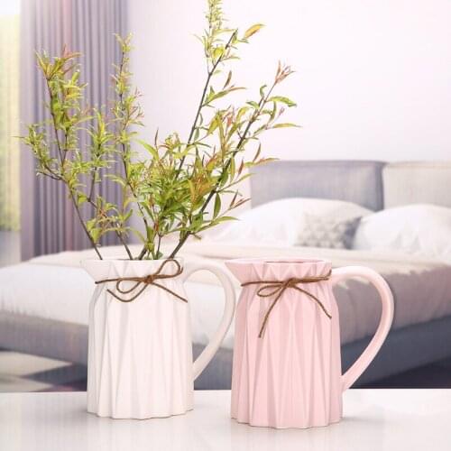 Ceramic Vase Chinese Arts And Crafts Decor Contracted Porcelain Flower Vase Creative Gift Household Decoration Vases