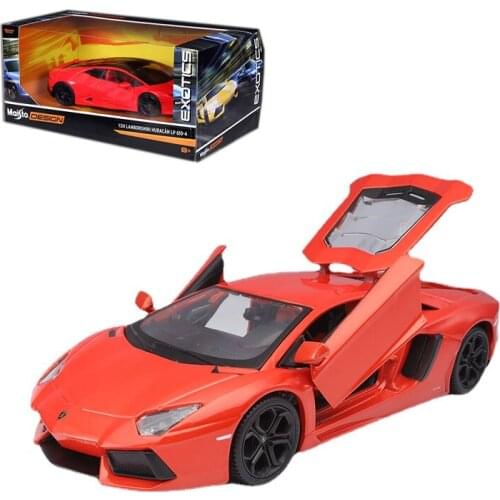 Maisto Alloy Model Cars Toys Original Lamborghini Real Super Sports Car Model Simulation Ornaments Collection Toys For Children