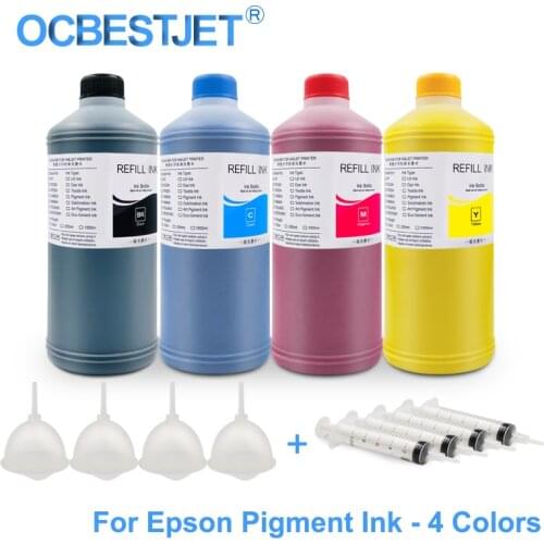 4x1000ML Universal Pigment Ink Refill Ink Kit For Epson S30600 S30670 Stylus Pro 7800 9800 7880 9880 7600 9600 4000 4800 4880