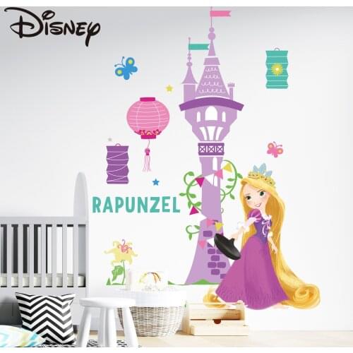 Disney Princess Wall Stickers Living Room Girls Bedroom Childrens Room Self-adhesive Decorative Stickers