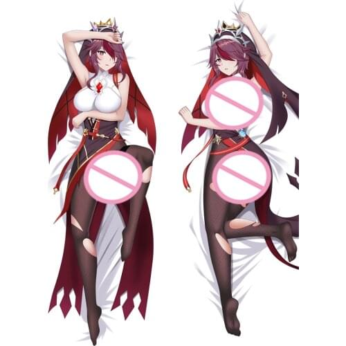 Genshin Impact Rosaria Pillow Cover Dakimakura Hugging Fullbody Pillow Cover Otaku Bedding Double-sided Pillowcase