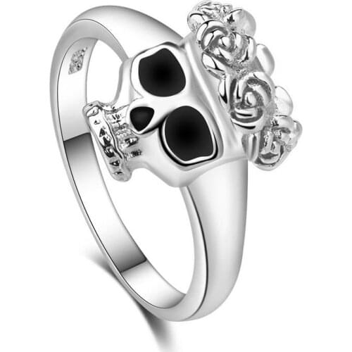 New Silver Color Ring Classic Exquisite Temperament Female Fashion Animal Goose Inlaid Zircon Couples Hand Jewelry Engagement It