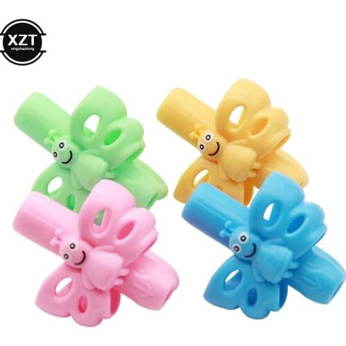 New Writing Posture Corrector Butterfly Pen Two-Finger Pen Learning Writing Tool Holder Correction Pen Cover Student Stationery